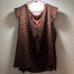 Maurice’s Leopard Print Blouse